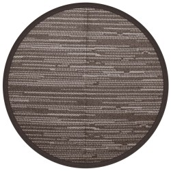 vidaXL Alfombra de exterior PP marrón Ø200 cm