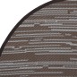 vidaXL Alfombra de exterior PP marrón Ø200 cm vidaXL Alfombra de exterior PP marrón Ø200 cm