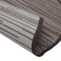 vidaXL Alfombra de exterior PP marrón Ø200 cm vidaXL Alfombra de exterior PP marrón Ø200 cm