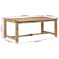 vidaXL Mesa de comedor madera maciza de mango 200x100x75 cm vidaXL Mesa de comedor madera maciza de mango 200x100x75 cm