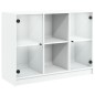 vidaXL Aparador de madera de ingeniería blanco 101,5x37x75,5 cm vidaXL Aparador de madera de ingeniería blanco 101,5x37x75,5 cm