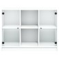 vidaXL Aparador de madera de ingeniería blanco 101,5x37x75,5 cm vidaXL Aparador de madera de ingeniería blanco 101,5x37x75,5 cm