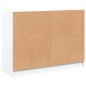 vidaXL Aparador de madera de ingeniería blanco 101,5x37x75,5 cm vidaXL Aparador de madera de ingeniería blanco 101,5x37x75,5 cm