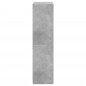 vidaXL Aparador alto con puertas madera gris hormigón 68x37x142 cm vidaXL Aparador alto con puertas madera gris hormigón 68x37x142 cm