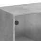 vidaXL Aparador alto con puertas madera gris hormigón 68x37x142 cm vidaXL Aparador alto con puertas madera gris hormigón 68x37x142 cm