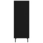 vidaXL Aparador de madera de ingeniería negro 34,5x32,5x90 cm vidaXL Aparador de madera de ingeniería negro 34,5x32,5x90 cm
