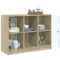 vidaXL Aparador madera de ingeniería roble Sonoma 102x37x75,5 cm vidaXL Aparador madera de ingeniería roble Sonoma 102x37x75,5 cm