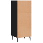 vidaXL Aparador de madera de ingeniería negro 34,5x32,5x90 cm vidaXL Aparador de madera de ingeniería negro 34,5x32,5x90 cm