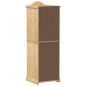 vidaXL Armario Corona madera maciza de pino 55x52x170 cm vidaXL Armario Corona madera maciza de pino 55x52x170 cm