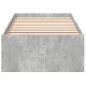 vidaXL Estructura de cama madera de ingeniería gris hormigón 75x190 cm vidaXL Estructura de cama madera de ingeniería gris hormigón 75x190 cm