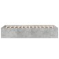 vidaXL Estructura de cama madera de ingeniería gris hormigón 75x190 cm vidaXL Estructura de cama madera de ingeniería gris hormigón 75x190 cm