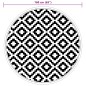 vidaXL Alfombra de exterior PP gris Ø160 cm vidaXL Alfombra de exterior PP gris Ø160 cm