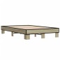 vidaXL Estructura cama madera ingeniería metal roble Sonoma 120x200 cm vidaXL Estructura cama madera ingeniería metal roble Sonoma 120x200 cm