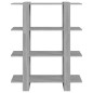 vidaXL Estantería/divisor de espacios gris Sonoma 100x30x123,5 cm vidaXL Estantería/divisor de espacios gris Sonoma 100x30x123,5 cm