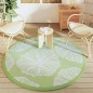 vidaXL Alfombra de exterior PP verde Ø160 cm vidaXL Alfombra de exterior PP verde Ø160 cm