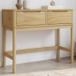 vidaXL Mesa consola FLORO madera maciza de pino marrón 89,5x36,5x73 cm vidaXL Mesa consola FLORO madera maciza de pino marrón 89,5x36,5x73 cm