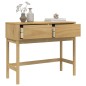 vidaXL Mesa consola FLORO madera maciza de pino marrón 89,5x36,5x73 cm vidaXL Mesa consola FLORO madera maciza de pino marrón 89,5x36,5x73 cm
