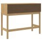 vidaXL Mesa consola FLORO madera maciza de pino marrón 89,5x36,5x73 cm vidaXL Mesa consola FLORO madera maciza de pino marrón 89,5x36,5x73 cm