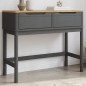 vidaXL Mesa consola FLORO madera maciza de pino gris 89,5x36,5x73 cm vidaXL Mesa consola FLORO madera maciza de pino gris 89,5x36,5x73 cm