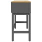 vidaXL Mesa consola FLORO madera maciza de pino gris 89,5x36,5x73 cm vidaXL Mesa consola FLORO madera maciza de pino gris 89,5x36,5x73 cm