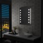 vidaXL Espejo de pared de baño con LED 60x80 cm vidaXL Espejo de pared de baño con LED 60x80 cm