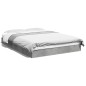 vidaXL Estructura de cama madera de ingeniería gris hormigón 120x200cm vidaXL Estructura de cama madera de ingeniería gris hormigón 120x200cm