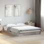 vidaXL Estructura de cama madera de ingeniería gris hormigón 120x200cm vidaXL Estructura de cama madera de ingeniería gris hormigón 120x200cm