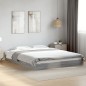 vidaXL Estructura de cama madera de ingeniería gris Sonoma 150x200 cm vidaXL Estructura de cama madera de ingeniería gris Sonoma 150x200 cm