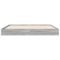 vidaXL Estructura de cama madera de ingeniería gris Sonoma 150x200 cm vidaXL Estructura de cama madera de ingeniería gris Sonoma 150x200 cm