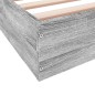 vidaXL Estructura de cama madera de ingeniería gris Sonoma 150x200 cm vidaXL Estructura de cama madera de ingeniería gris Sonoma 150x200 cm