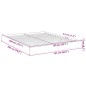 vidaXL Estructura de cama madera de ingeniería gris Sonoma 150x200 cm vidaXL Estructura de cama madera de ingeniería gris Sonoma 150x200 cm