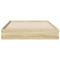 vidaXL Estructura de cama madera de ingeniería roble Sonoma 90x200 cm vidaXL Estructura de cama madera de ingeniería roble Sonoma 90x200 cm