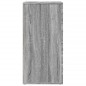 vidaXL Aparadores 2 uds madera de ingeniería gris Sonoma 60x39x80 cm