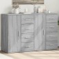 vidaXL Aparadores 2 uds madera de ingeniería gris Sonoma 59x39x80 cm vidaXL Aparadores 2 uds madera de ingeniería gris Sonoma 59x39x80 cm