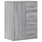 vidaXL Aparadores 2 uds madera de ingeniería gris Sonoma 59x39x80 cm vidaXL Aparadores 2 uds madera de ingeniería gris Sonoma 59x39x80 cm