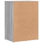 vidaXL Aparadores 2 uds madera de ingeniería gris Sonoma 59x39x80 cm vidaXL Aparadores 2 uds madera de ingeniería gris Sonoma 59x39x80 cm
