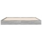 vidaXL Estructura de cama madera de ingeniería gris Sonoma 160x200 cm vidaXL Estructura de cama madera de ingeniería gris Sonoma 160x200 cm