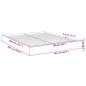 vidaXL Estructura de cama madera de ingeniería gris hormigón 160x200cm vidaXL Estructura de cama madera de ingeniería gris hormigón 160x200cm