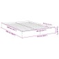 vidaXL Estructura de cama madera de ingeniería marrón roble 140x200 cm