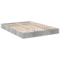vidaXL Estructura de cama madera de ingeniería gris hormigón 140x190cm vidaXL Estructura de cama madera de ingeniería gris hormigón 140x190cm
