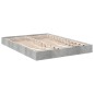 vidaXL Estructura de cama madera de ingeniería gris hormigón 140x190cm vidaXL Estructura de cama madera de ingeniería gris hormigón 140x190cm