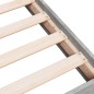 vidaXL Estructura de cama madera de ingeniería gris hormigón 140x190cm vidaXL Estructura de cama madera de ingeniería gris hormigón 140x190cm