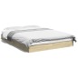 vidaXL Estructura de cama madera de ingeniería roble Sonoma 135x190 cm vidaXL Estructura de cama madera de ingeniería roble Sonoma 135x190 cm