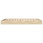 vidaXL Estructura de cama madera de ingeniería roble Sonoma 135x190 cm vidaXL Estructura de cama madera de ingeniería roble Sonoma 135x190 cm