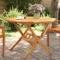 vidaXL Mesa de jardín plegable madera maciza de acacia Ø110x75 cm vidaXL Mesa de jardín plegable madera maciza de acacia Ø110x75 cm