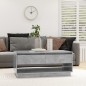 vidaXL Mesa de centro madera contrachapada gris hormigón 102,5x55x44cm vidaXL Mesa de centro madera contrachapada gris hormigón 102,5x55x44cm
