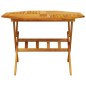 vidaXL Mesa de jardín plegable madera maciza de acacia Ø110x75 cm vidaXL Mesa de jardín plegable madera maciza de acacia Ø110x75 cm