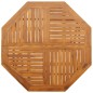 vidaXL Mesa de jardín plegable madera maciza de acacia Ø110x75 cm vidaXL Mesa de jardín plegable madera maciza de acacia Ø110x75 cm