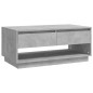 vidaXL Mesa de centro madera contrachapada gris hormigón 102,5x55x44cm vidaXL Mesa de centro madera contrachapada gris hormigón 102,5x55x44cm