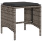 vidaXL Set de sofás de jardín 4 pzas y cojines ratán sintético gris vidaXL Set de sofás de jardín 4 pzas y cojines ratán sintético gris